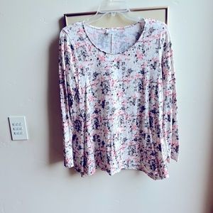 Top, Pure Jill, M, stretchy with loose spandex